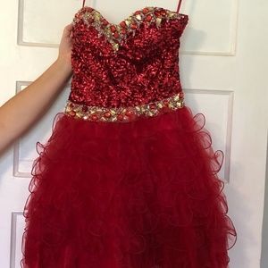 Red Homecoming/Cocktail Dress